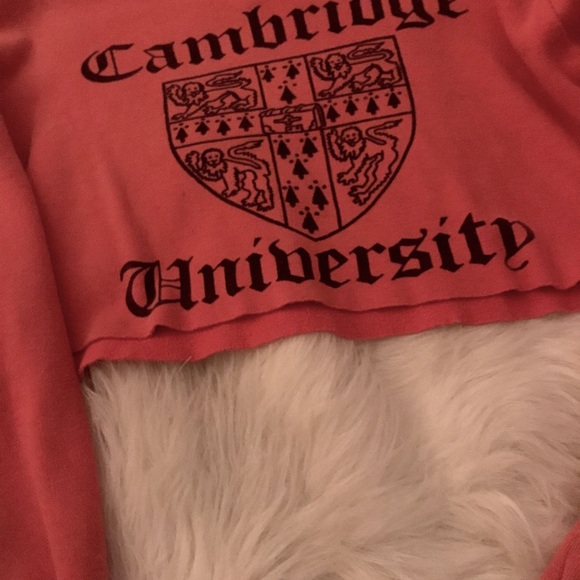 Cropped Cambridge university pull over - Picture 3 of 3